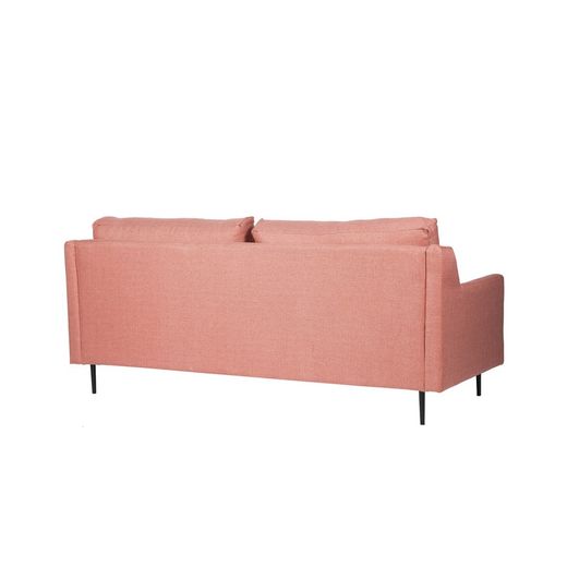 Sofa upholstered in rose, 190x82x85 cm