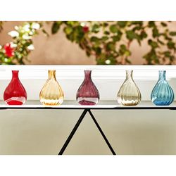 Blue s solitaire in blue glass, Ø 11 x 16 cm | Color Drop