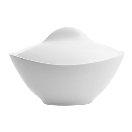 Zuppiera in porcellana bianca, 27,6 x 20,8 x 19 cm | Buffet White
