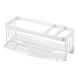 Steel sink holder in white, 25 x 10 x 9.5 cm | Tower
