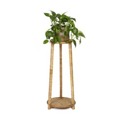 Support pour plantes en rotin, Ø31x73cm