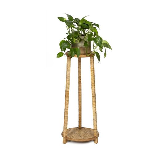 Support pour plantes en rotin, Ø31x73cm