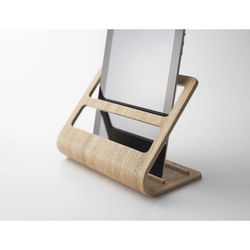 Natural wooden tablet stand, 23 x 12 x 15 cm | Rin