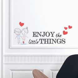Adesivos Aprecie as Pequenas Coisas 15 x 34 cm. (2 placas)