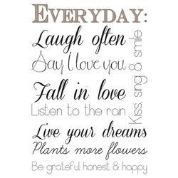 Autocolantes diários 48 x 68 cm.