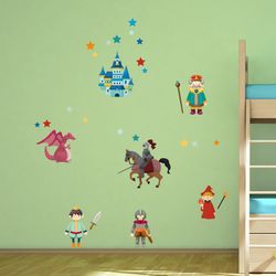 Kids Stickers Knights 4 x 68 cm.