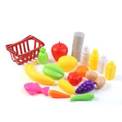 Supermercado de brinquedo em polietileno multicolor, 51x27x78 cm | mercado