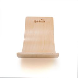Balansbräda i montessoristil av naturfärgat trä, 82x30x19 cm | Kurvig