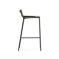 Hoher Hocker aus Seil und Metall in Mintgrün, 46 x 47 x 80 cm | Emily