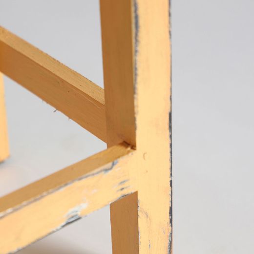 Taburete alto de madera de mango en marrón, 30 x 30 x 71 cm | Sauris