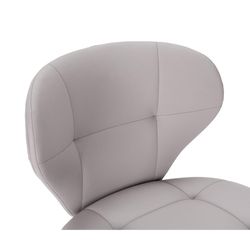 Tabouret de bar en similicuir beige, 45 x 52 x 94 cm | Maura