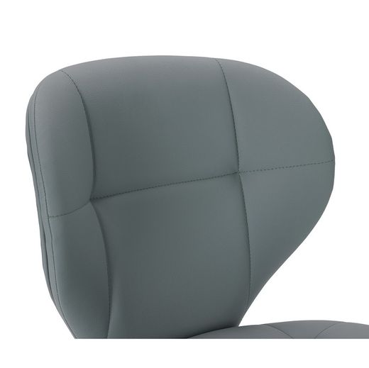 Tabouret de bar en similicuir vert, 45 x 52 x 94 cm | Maura