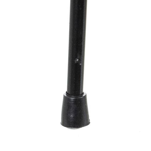 High natural and black synthetic rattan and metal stool, 45 x 41 x 113 cm