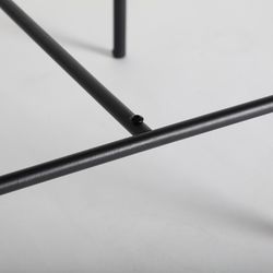 Barhocker aus hellbraunem Stoff, 51 x 58 x 99 cm | Cresse