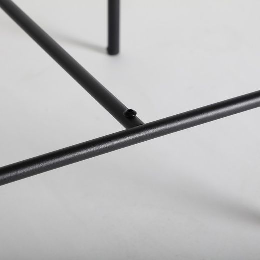 Barhocker aus hellbraunem Stoff, 51 x 58 x 99 cm | Cresse