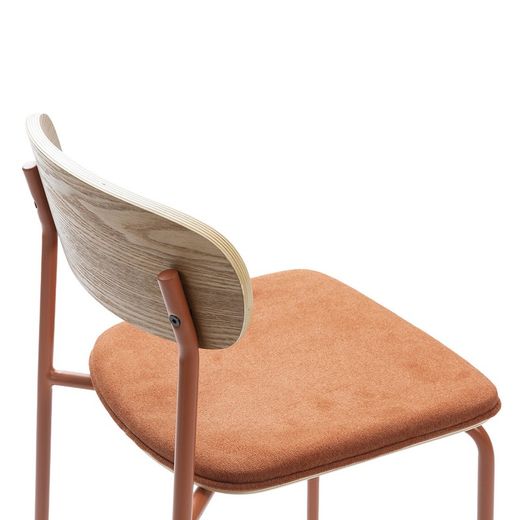 High stool in tile fabric, 42 x 48 x 94.5 cm | Adriana