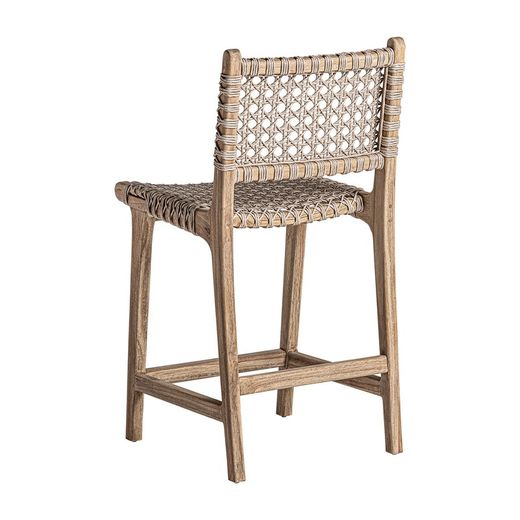 Beardon teakpall i natur, 46 x 59 x 96 cm