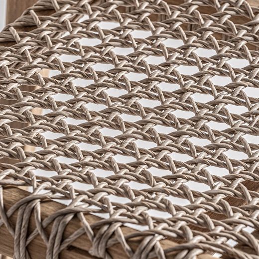 Beardon teakpall i natur, 46 x 59 x 96 cm