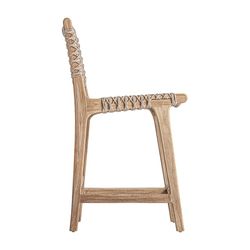 Beardon teakpall i natur, 46 x 59 x 96 cm