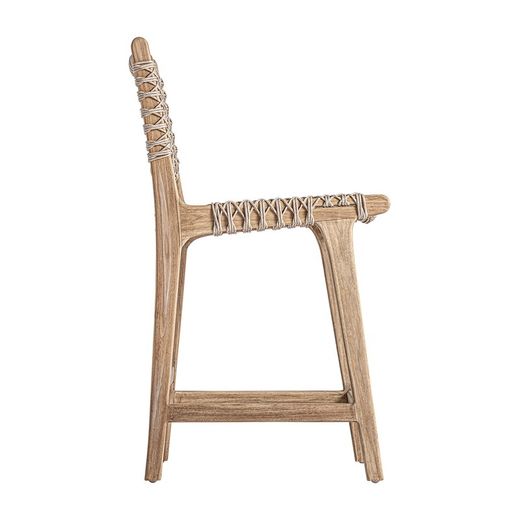 Beardon teakpall i natur, 46 x 59 x 96 cm