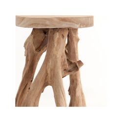 Banqueta de madeira, 35x35x50 cm