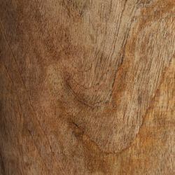 Taburete de madera de suar en marrón, 33 x 33 x 50 cm | Guelma