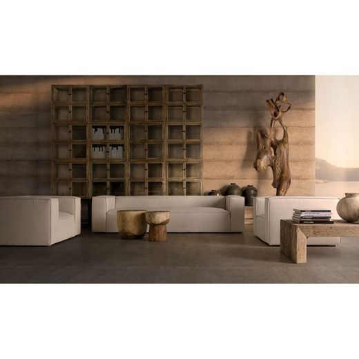 Chitsa Tropical Wood Stool, Ø50x48cm