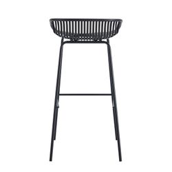 Pall av polypropen och metall i svart, 44 x 47 x 88 cm | Skal