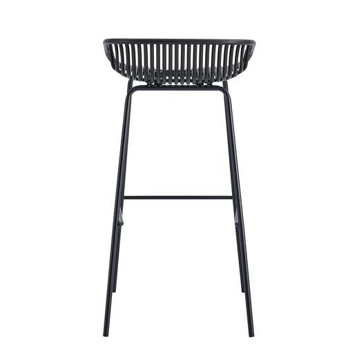 Pall av polypropen och metall i svart, 44 x 47 x 88 cm | Skal