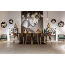 Carpi Pink Velvet Pall, 50x56x110cm