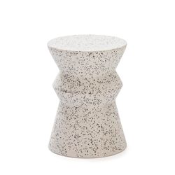 Epoxy terrazzo pall, 35x35x46 cm