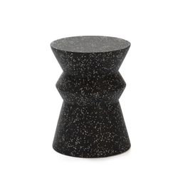 Epoxy terrazzo stool, 35x35x46 cm