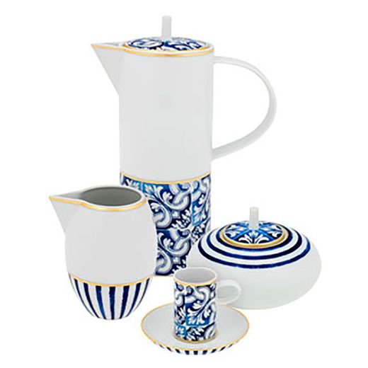 Krus 13 Cl porcelæn Transatlântica, Ø7,7x4,6 cm