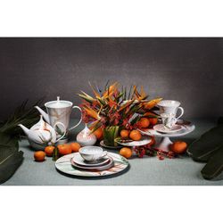 Fiji porcelain Coffee Cup and Saucer, Ø13.5x7.1 cm