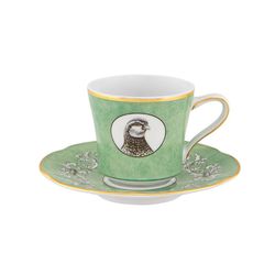 Kaffeetasse m/pl. Casa de Alba Porzellan, Ø13,2x8,3 cm