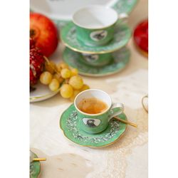 Kaffeetasse m/pl. Casa de Alba Porzellan, Ø13,2x8,3 cm