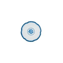 Tazza da caffè e piattino in porcellana bianca e blu, 13,2 x 13,2 x 7,1 cm | Coralina Blue