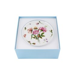 Prato de porcelana multicolorido para bolo, 28,2 x 28,2 x 11,6 cm | Bridgerton