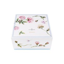 Prato de porcelana multicolorido para bolo, 28,2 x 28,2 x 11,6 cm | Bridgerton