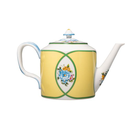 Théière en porcelaine multicolore, 25,1 x 13,1 x 15,8 cm | Hérança