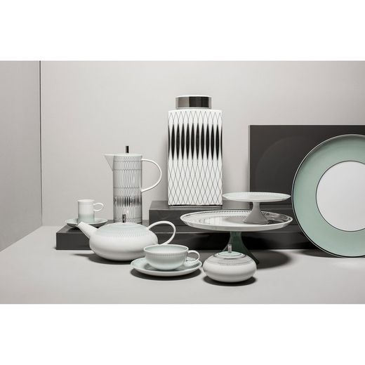 Filiżanka do herbaty ze spodkiem porcelana Venezia Ø16,8x5 cm