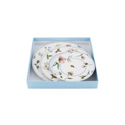 Ensemble de 3 assiettes en porcelaine multicolores | Bridgerton