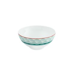 Bol à céréales en porcelaine multicolore, 16,2 x 16,2 x 7,4 cm | Lotus