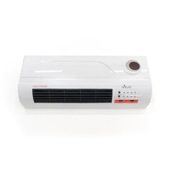 Termoventilador de parede cerâmico abs branco, 63 x 12 x 22 cm | conforto dividido