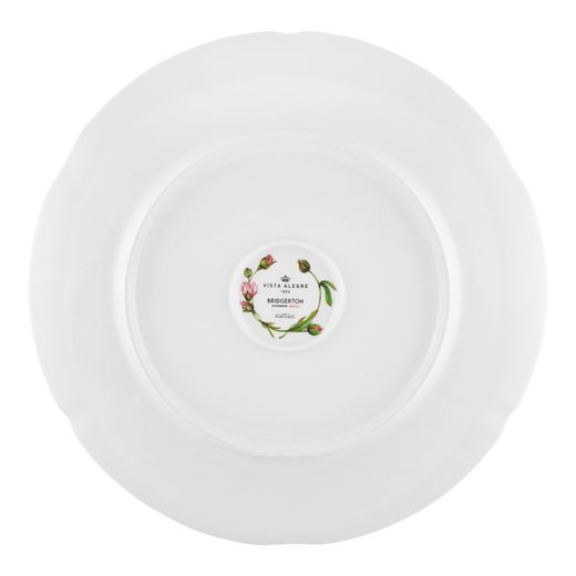 Plat de service en porcelaine multicolore, 32,8 x 32,8 x 2,9 cm | Bridgerton