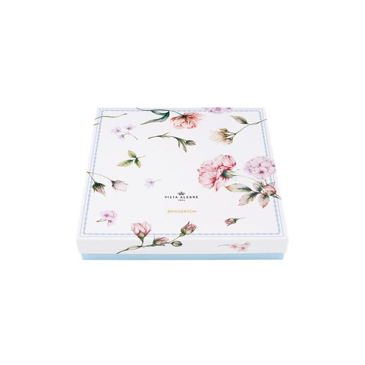Plat de service en porcelaine multicolore, 32,8 x 32,8 x 2,9 cm | Bridgerton