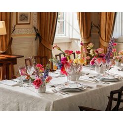 Plat de service en porcelaine multicolore, 32,8 x 32,8 x 2,9 cm | Bridgerton