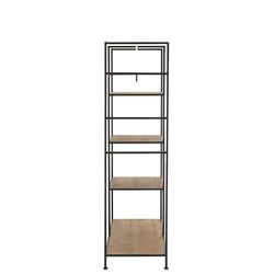 Armario Abierto Madera y Metal 111x52x181 cm