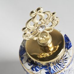 Ceramic Tibor Bear in natural, 16 x 16 x 40 cm