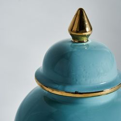 Ceramic Tibor Rif in natural, 18 x 18 x 34 cm